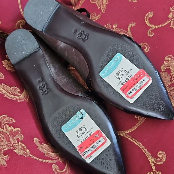 Tory Burch T-strap cap-toe flats #8 - Picture 9 of 13
